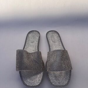 Rubber Silver Slides